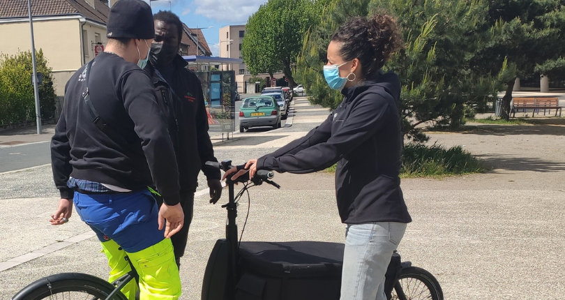 Portrait de cyclologisticienne Toutenvélo Rouen